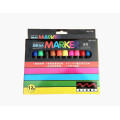 12 color mini tip permanent marker set